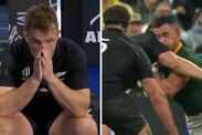 All Blacks Rugby World Cup final red card tackle 