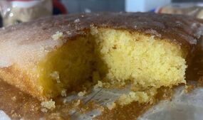 mary berry lemon drizzle traybake cake recipe exclusive