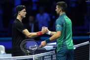 Holger Rune Novak Djokovic ATP Finals tennis news