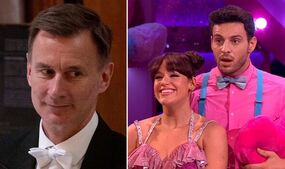 jeremy hunt rachel reeves strictly come dancing