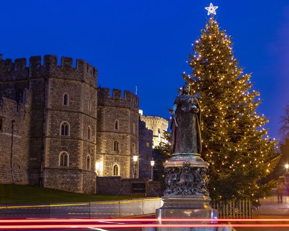Christmas at Windsor Castle in Berkshire, UK