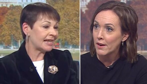 A row broke out on the BBC over the role of teachers influencing children to take part in protests 