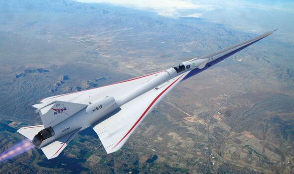The X-59 plane